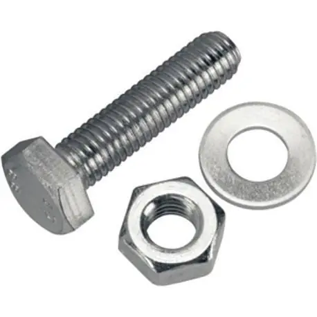 Allied Bolt Inc 19996 Allied Bolt, Hex Bolt, 1/2 Inch, 2 Inch, Flat and Split Washer, Nut, 304 Stainless Steel