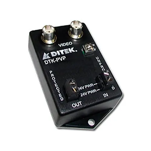 DITEK DTK-PVP27B Surge Suppressor for Coaxial Cable Video Surveillance