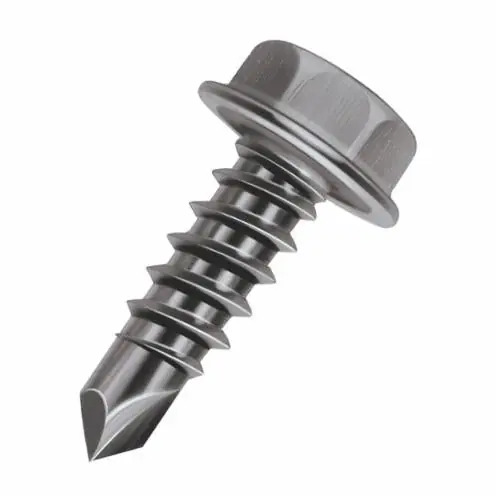 Malco BT143 Sheet Metal Screws, 10-16x3/4 Hex Head Screw #3 Bit-Tip 500/pk