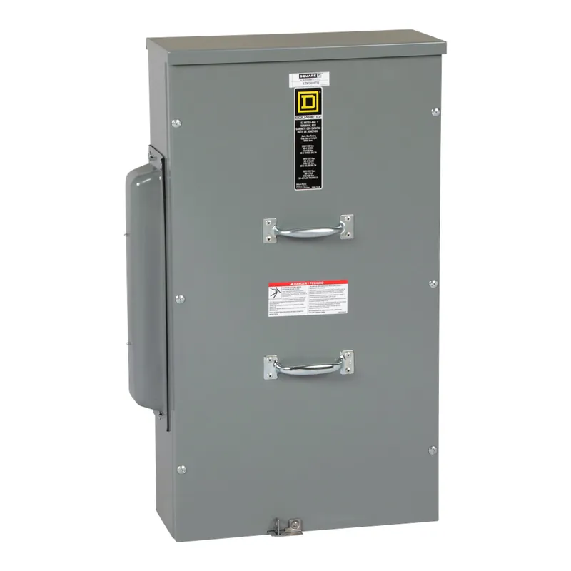 Square D EZM3600TB 600 Amp 3-Phase Meter Center Terminal Box