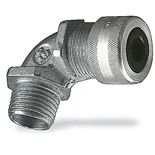 ABB 4961AL Thomas & Betts 1/2 Inch 90 Degree Aluminum Ranger Cord Connector
