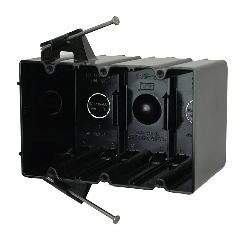 Allied Moulded Products P-643 3-Gang Switch/Outlet Box 64 Cubic-Inch