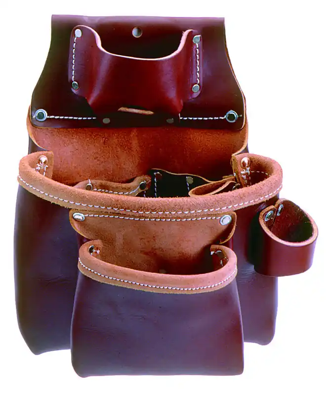 Occidental Leather 5018 2 Pouch Rt Protool Bag with Tape Holder