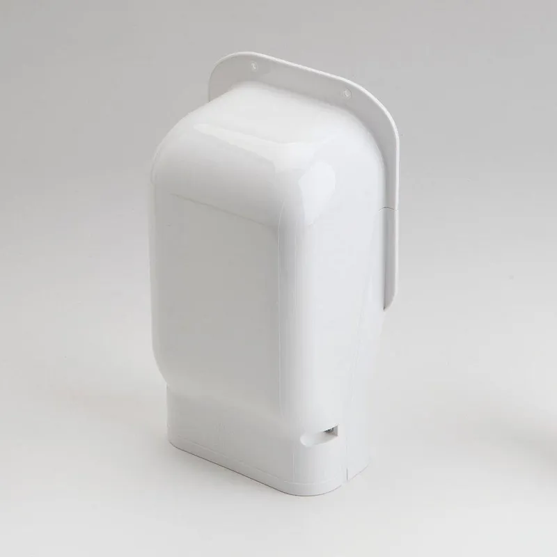 Slimduct 85216 5-1/2 x 5-1/2 in. Flat 90 Degree Elbow in White