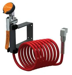 Guardian Equipment G5016 Chrome Plated Brass Wall Mount, Drench Hose