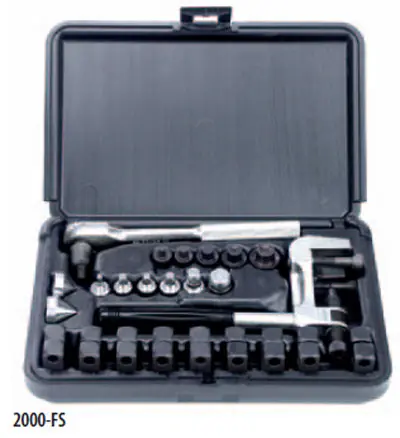 DIVERSITECH 2000FS Four-In-One Flaring & Swaging Kit