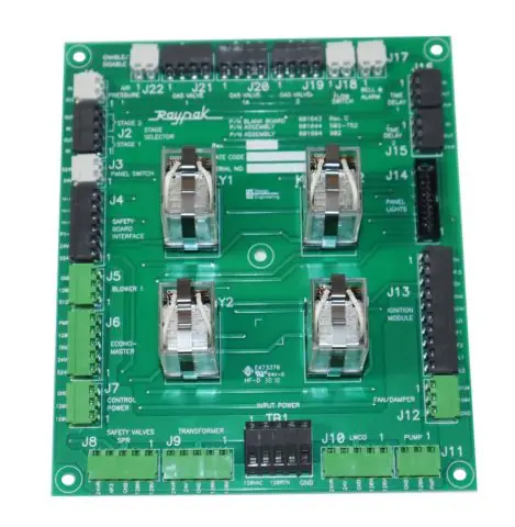 Raypak 007900F Printed Circuit Board