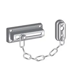 PRO-LOK EDL-110-B DOOR GUARD,CHAIN 3-5/8,US3