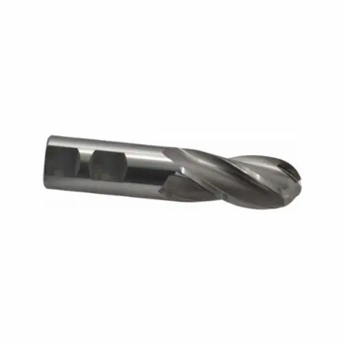 OSG 5444100 Ball End Center Cutting Single End High Performance End Mill, 7/8 in Dia Cutter, 1-7/8 in Length of Cut, 4 Flutes