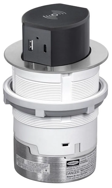Hubbell Wiring RCT600ALU HWS RCT600ALU 15A Receptacle