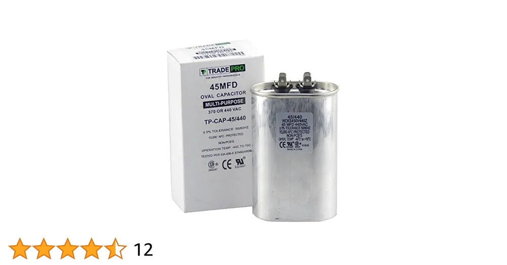 HEATINGVARIOUSMFG-GENERIC 45MFD-440V Capacitor