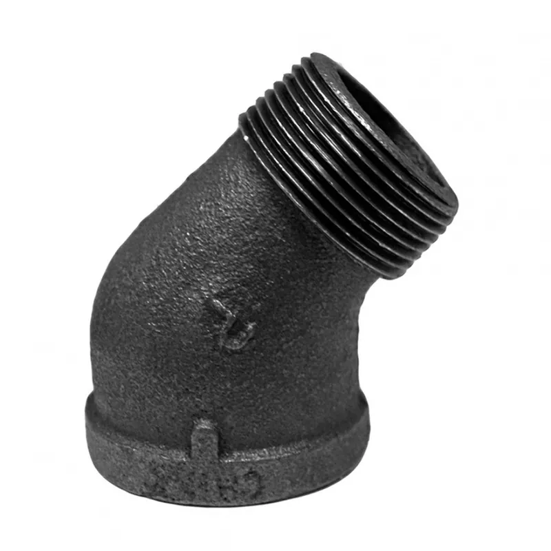 JONES STEPHENS CORP B2950001 1/8 STREET 45 DEG ELBOW BLACK