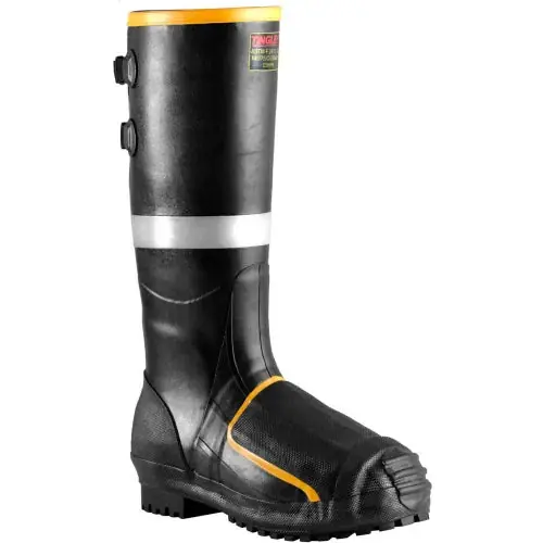 Tingley MB816B.15 Metatarsal Steel Toe Boots, Black Steel Midsole, Size 15