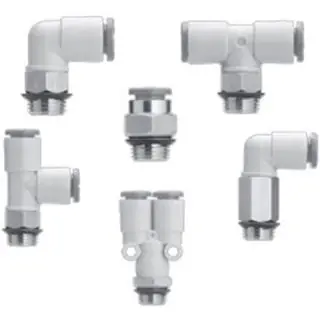 SMC KQ2L11-U03N One-Touch Fitting with 3/8 in Compatible Tube Outer Diameter