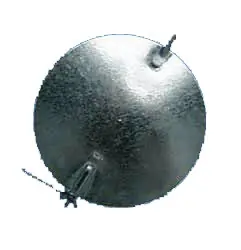 M&M Manufacturing 14300Q 300Q 14 Round Damper With Tips