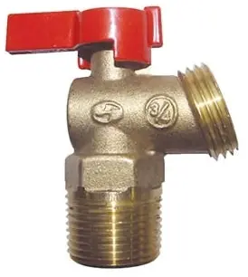 Red-White Valve Corp RW-514AB1/2 Low Lead Brass No Kink Boiler Drain MNPT