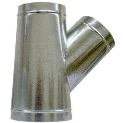 Gray Metal South 6X4X4-306CC 6 inch x 4 inch x 4 inch Stub Wye
