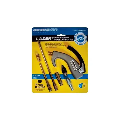 Guardair LZR6007KIT Lazer Palm Switch Safety Air Gun Kit