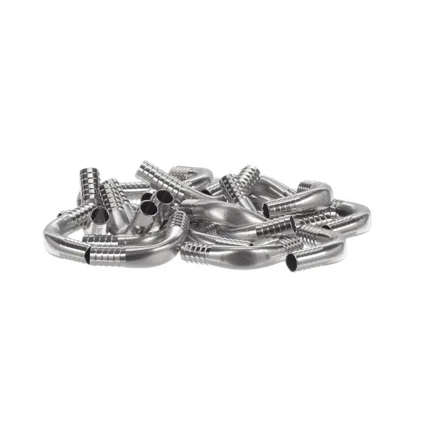 SS Elbow 3/8 Barb x 3/8 Barb Replacement 1000431-BP25 for Lancer Juice Machines
