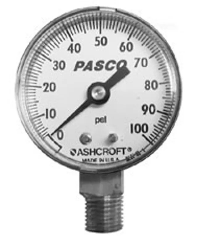 PASCO 1728A 2 60# Pressure Gauge