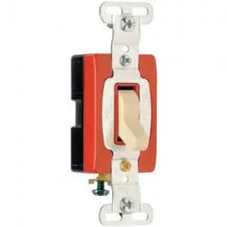 TRUE VALUE CSB20AC1ICC8 Pass & Seymour - Legrand 20A Ivory Premium Single-Pole Toggle Switch