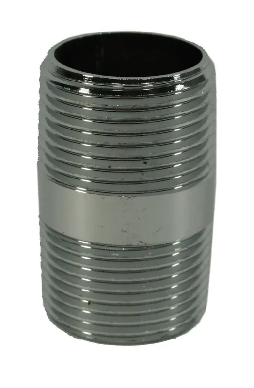 Jones Stephens N18500 1 X 5 CP Brass Pipe Nipple