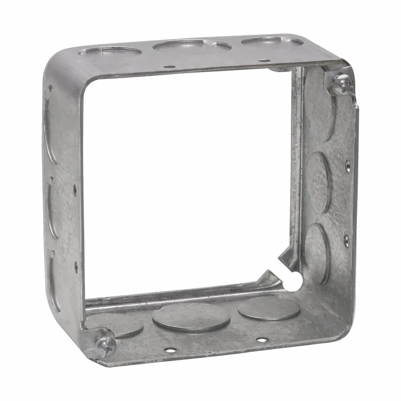 Crouse-Hinds TP443 Square Cover Extension Ring 4x4x2-1/8 Steel