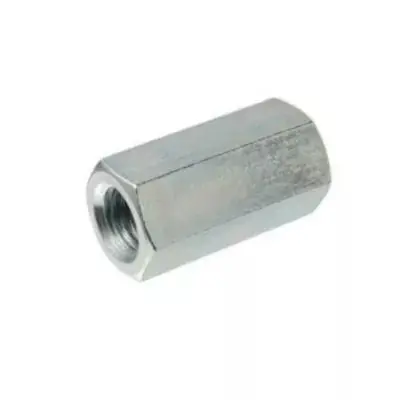 Peco 38RCZJ Rod Coupling Nut Zinc 100 Per Pack