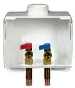Water-Tite 82052 Washing Machine Outlet Box Dual Drain 1/2 in W2700