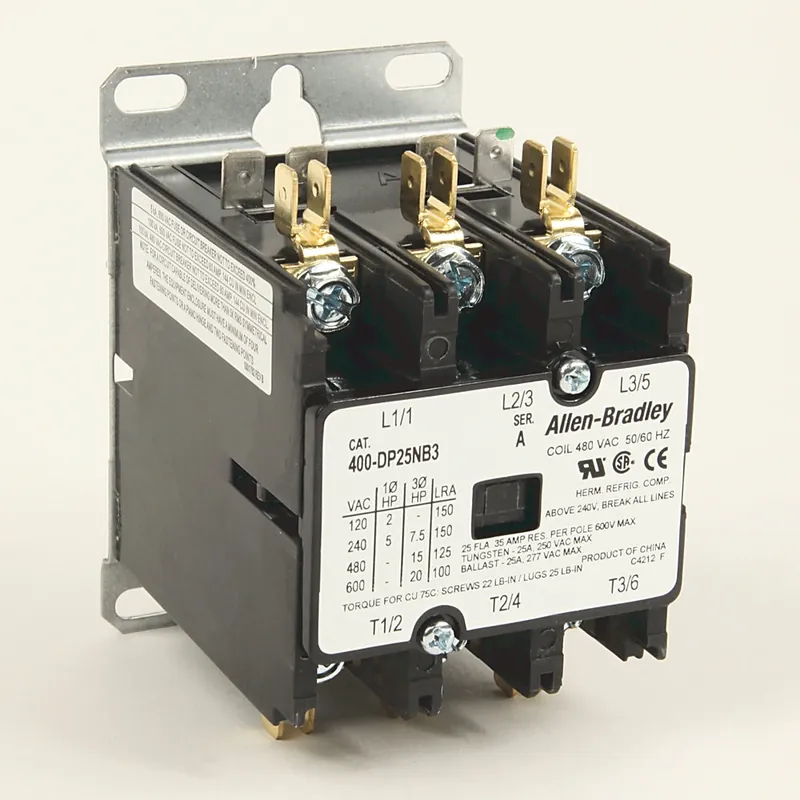 Rockwell Automation 400-DP25ND2 Definite Purpose Contactor 25A 120V 50/60Hz