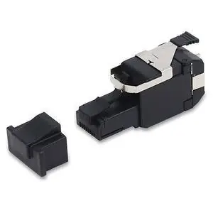 Belden RVAFPUBK-S1 REVConnect 10GX UTP Field Mount Plug Black Single-Pack