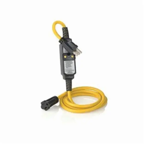 Leviton GSCA1-106-06C Self-Test Cord Set GFCI 15 Amp 120 Volt 6 Foot Automatic Reset