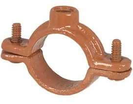 EverFlow HST-CP03 3 x 2 EXT SPLIT HANGER 2PC COPPER PLATED MALL IRON