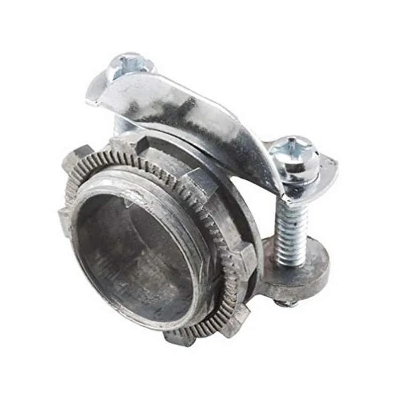 Hubbell 2854 Connector Clamp Type for Oval Cable, 1 Inch, Pack of 25