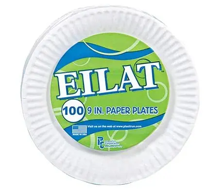LID CORPORATION 426 - Plate, Paper, White, Uncoated, 9