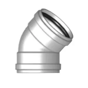 Napco G5012 G-Series PVC SDR35 Sewer 1/8 Bend 12 in