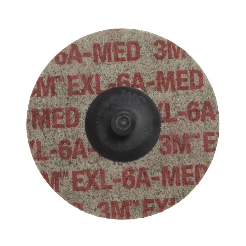 3M 7000028469 3 X No Hole Medium Grade Aluminum Oxide Scotch-Brite Roloc Tan Disc