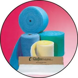 Glasfloss FBR602HPA Paint Arrestor Bulk Roll 60 in X 300 ft X 2-1/2 in