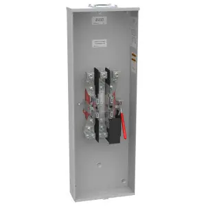 Milbank U1779-RRL-K3-K2-ALT Single Position Meter Socket 320 Amp 1 Phase Ringless Lever 4 Term OH 600V Alliant Energy