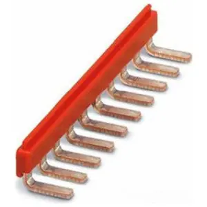 Phoenix Contact 2716774 Terminal Block Insertion Bridge Red 10-Position 6.15 mm Pitch