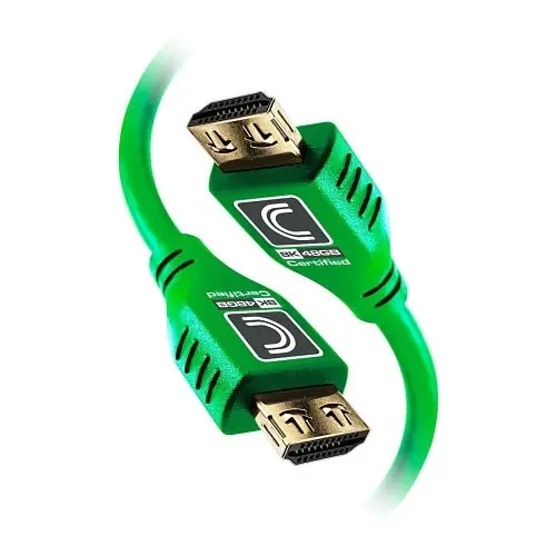 Comprehensive MHD48G-3PROGRN MicroFlex Pro AV/IT Integrator Series Certified Ultra High Speed 8K 48G HDMI Cable with ProGrip, 3' Green
