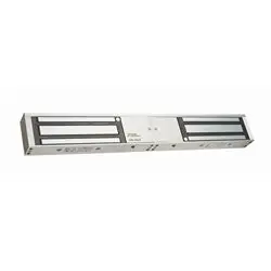 Alarm Controls 1200D Double Door Magnetic Lock, 1,200lbs., Clear Anodized
