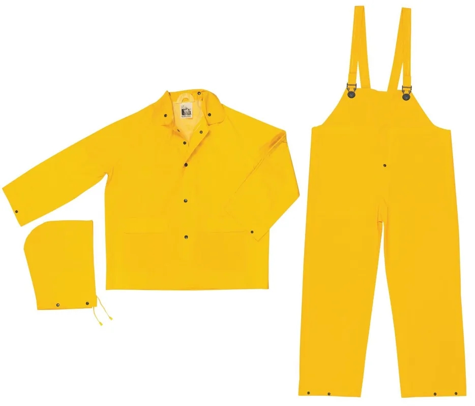 MCR Safety MCRSA-FR2003-2X Classic Wizard FR2003 3-Piece Rainwear Suit 2XL