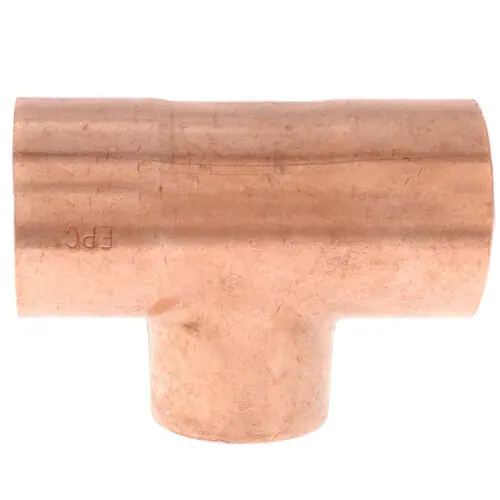 Elkhart 32914 111 Series Wrot Copper Tee C x C x C 1-1/2 x 1-1/2 x 1-1/4