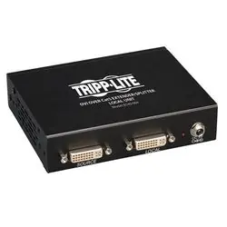 Tripp Lite B140-004 4-Port DVI Over Cat5/Cat6 Extender Splitter, Video Transmitter, 1920x1080 at 60Hz, Up to 200-ft., TAA