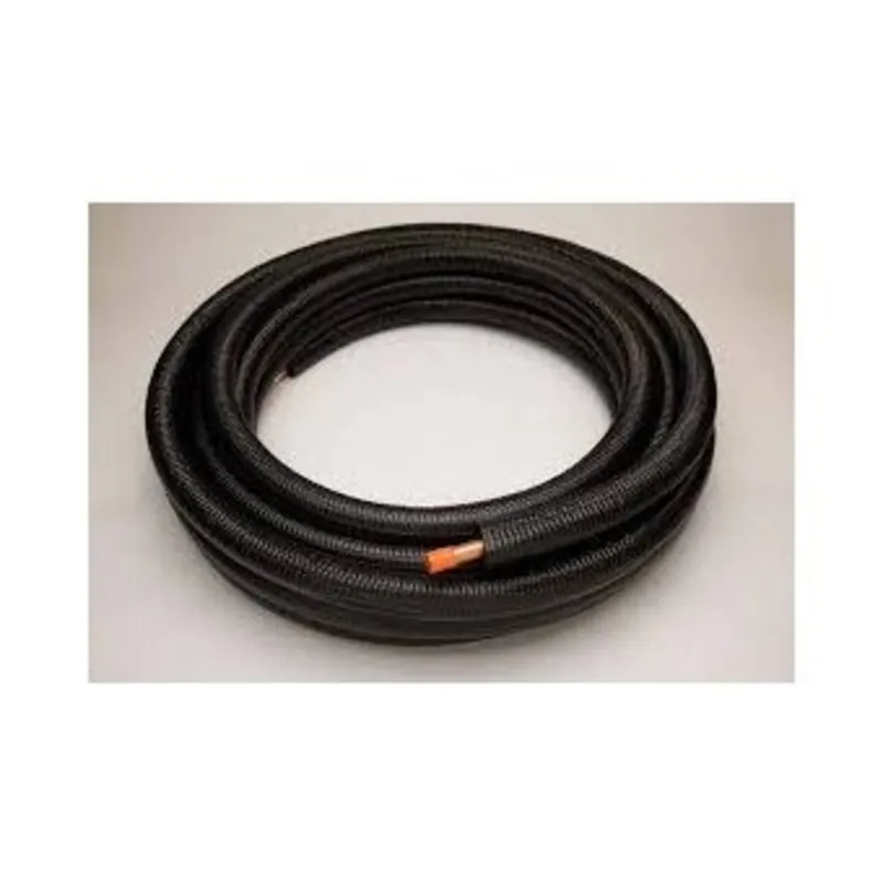 Great Lakes Copper EZB7882 Line Set 7/8 x 82' Insulation 1/2 Suction Line Only Coated Black Plain End
