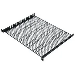 Middle Atlantic UFA-14.5-4 Rack Shelf Pack 1 RU (19 inches Width x 14.5 inches Depth x 1.1 inches Height) Steel Black Powder Coat