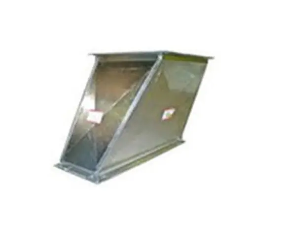 CLIFCO SHEET METAL MFG DTV1814 18 x 8 to 14 x 8 V-Bead Transition