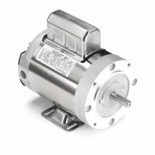 LEESON 6439191252 AC Motor 1 hp 115/230 VAC 60 Hz 56C Frame