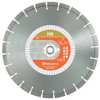 Husqvarna 542776504 14 x .125 Hi8 Block Diamond Blade Target